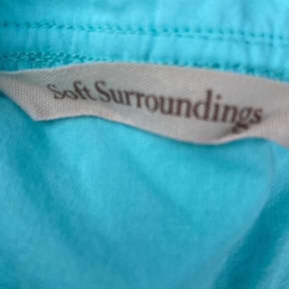 Soft Surroundings Aqua blue Top XS - Picture 5 of 7